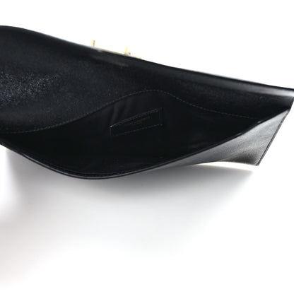 Saint Laurent Grain De Poudre Uptown Pouch Black 5 of 7