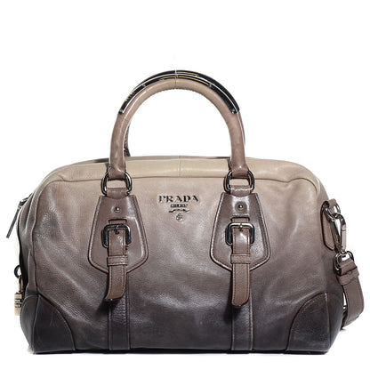 Prada Glace Calf Bowler White Sfumato 1 of 10