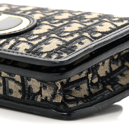 Christian Dior Oblique 30 Montaigne 2-In-1 Pouch Blue 10 of 14