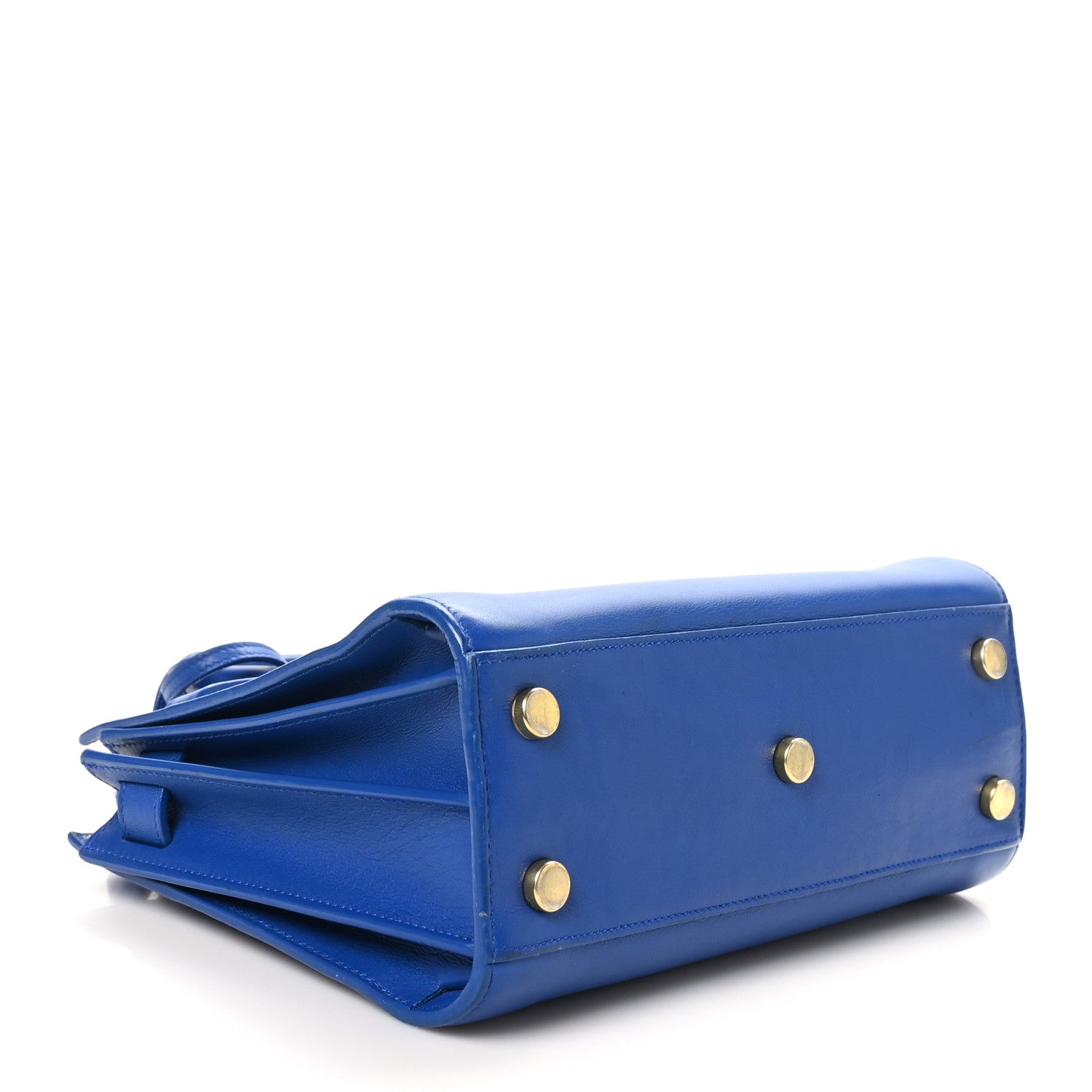 Saint Laurent Calfskin Nano Sac De Jour Royal Blue 4 of 10