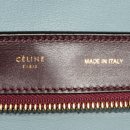 Celine Calfskin Suede Medium Trapeze Grey 7 of 10