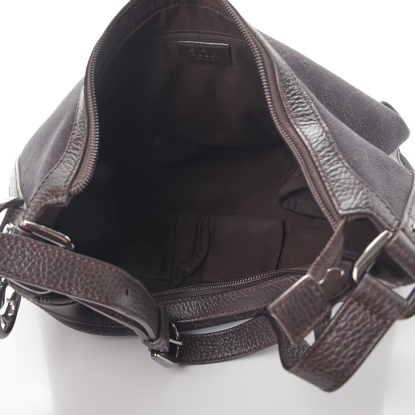 Monogram Hobo Dark Brown