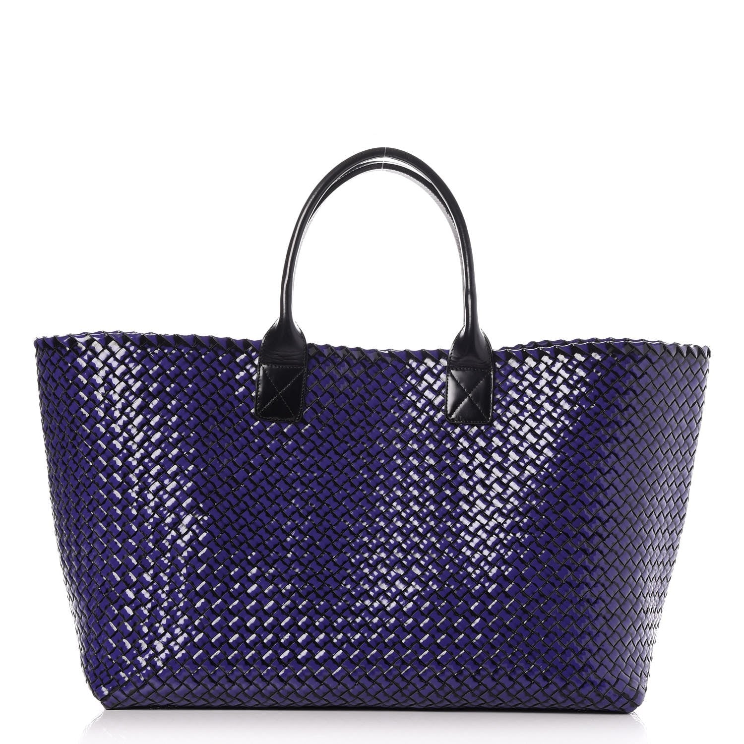 Bottega Veneta Spazzolato Intrecciato Large Cabat Anemone 1 of 8