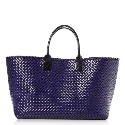 Bottega Veneta Spazzolato Intrecciato Large Cabat Anemone 1 of 8