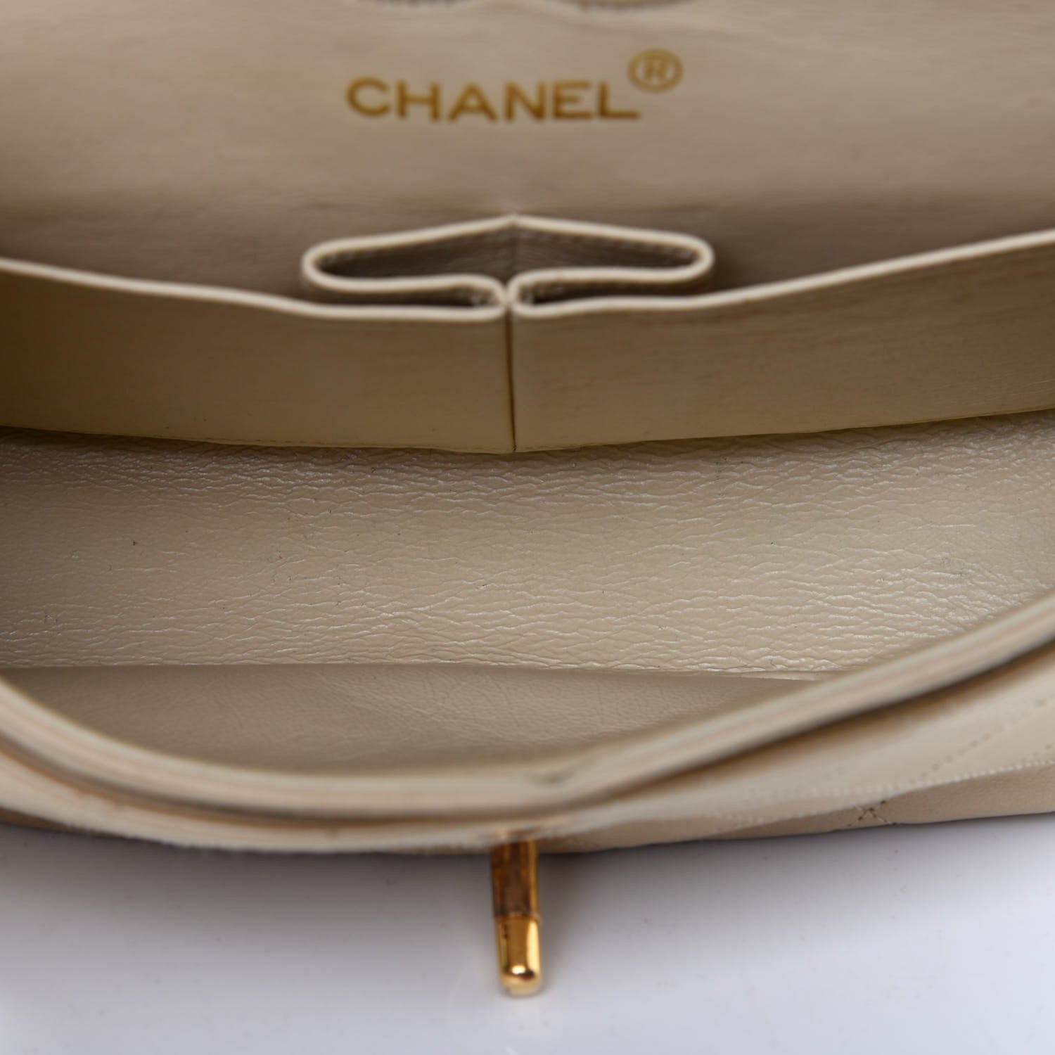Chanel Lambskin Quilted Small Double Flap Beige 5 of 29