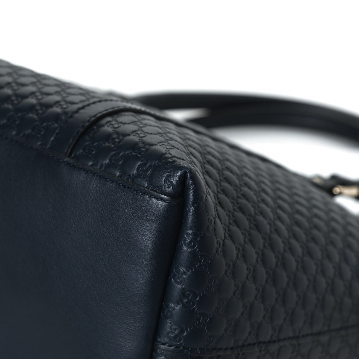 Gucci Soft Microguccissima Dome Satchel Navy 11 of 14