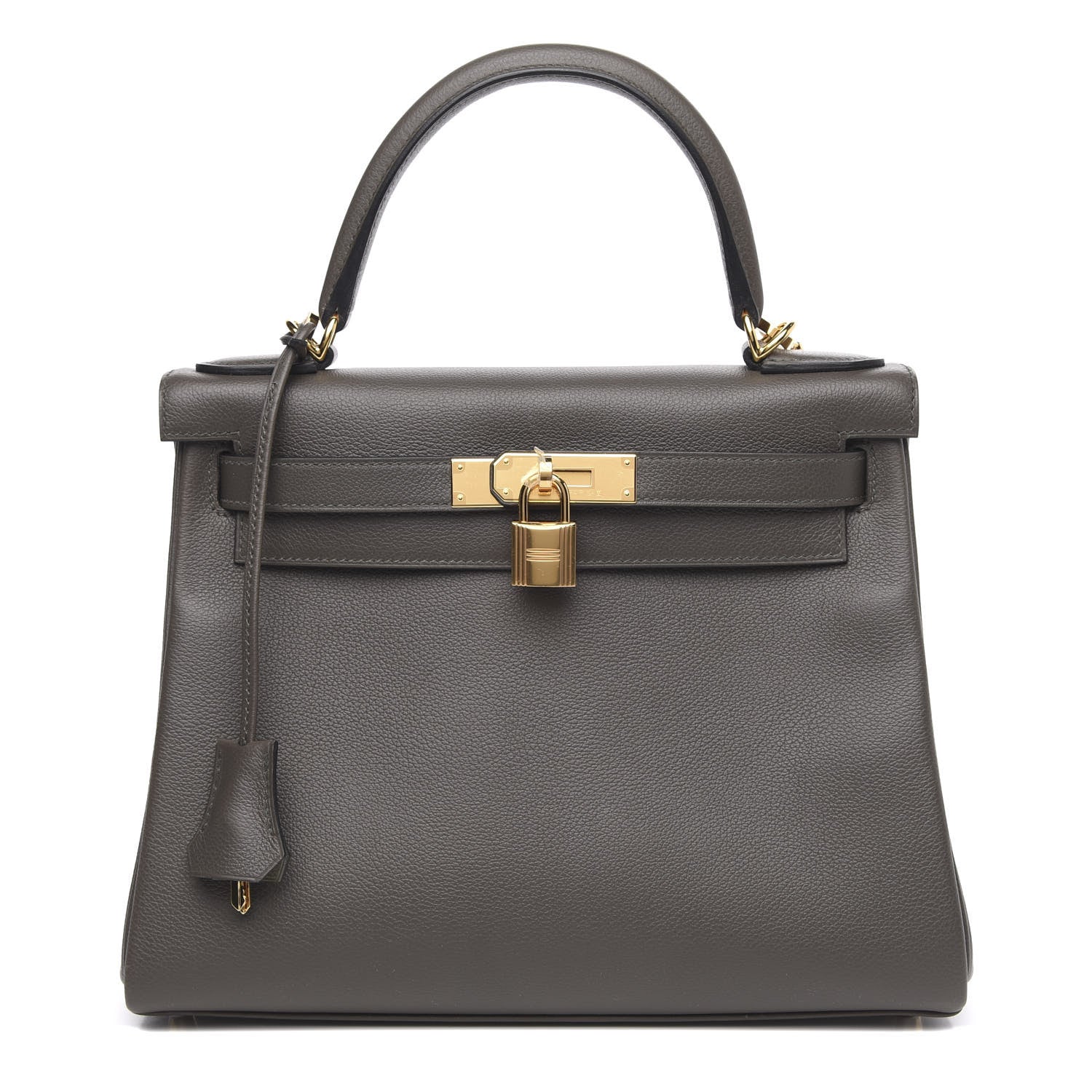 Hermes Evercolor Kelly Retourne 28 Vert De Gris 1 of 10