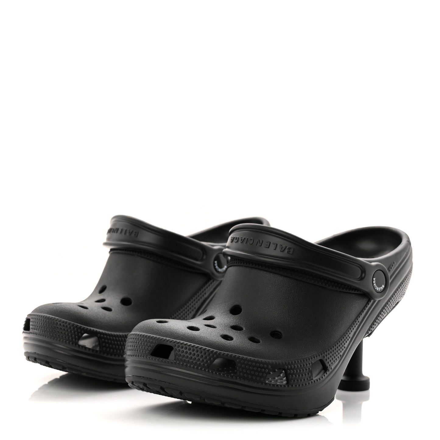 X CROCS Rubber Womens Madame 80 Sandals 37 Black