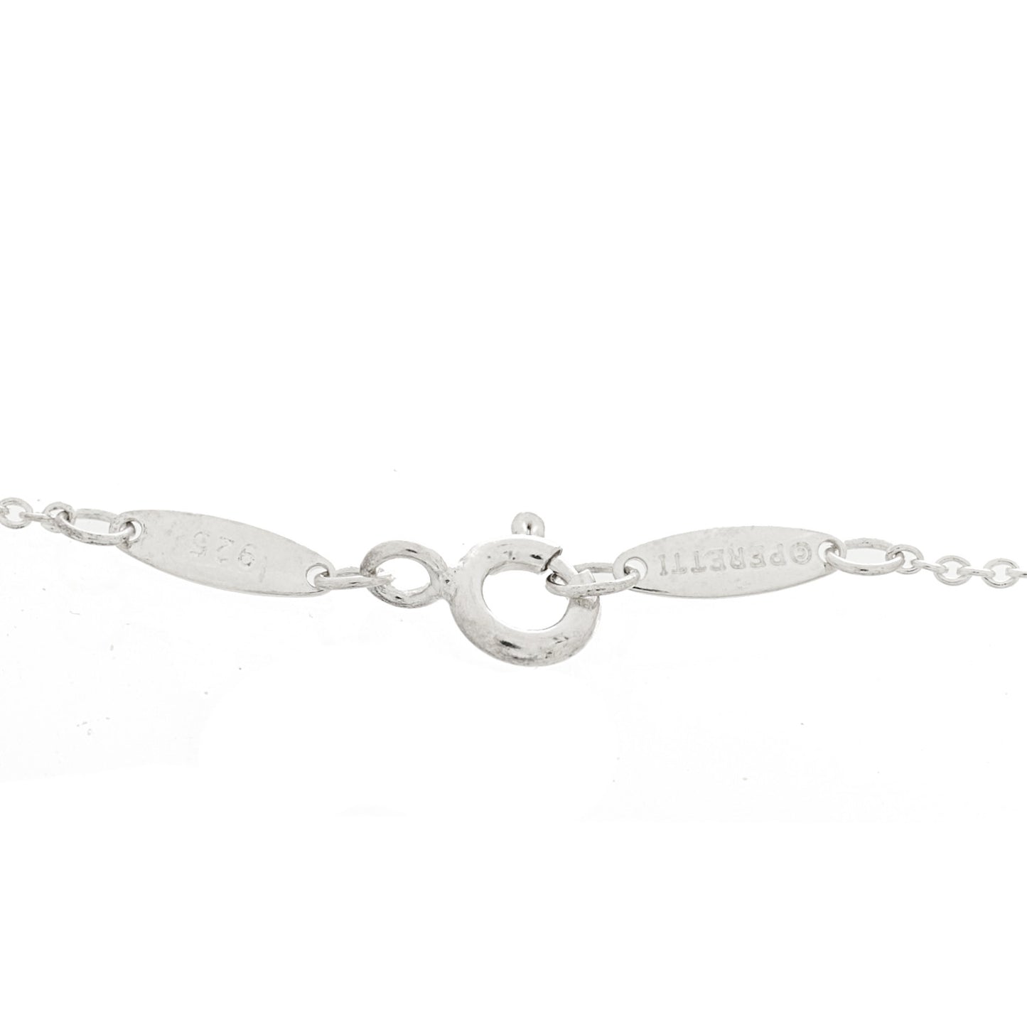 Sterling Silver Aquamarine Elsa Peretti Color By The Yard Bracelet