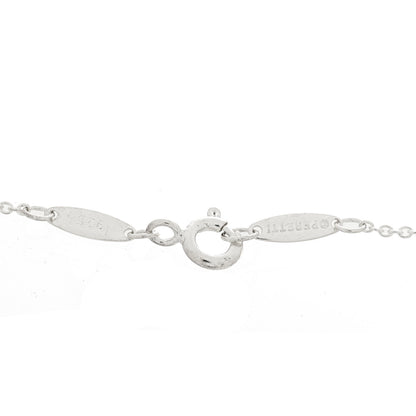 Tiffany Sterling Silver Aquamarine Elsa Peretti Color By The Yard Bracelet 3 of 4