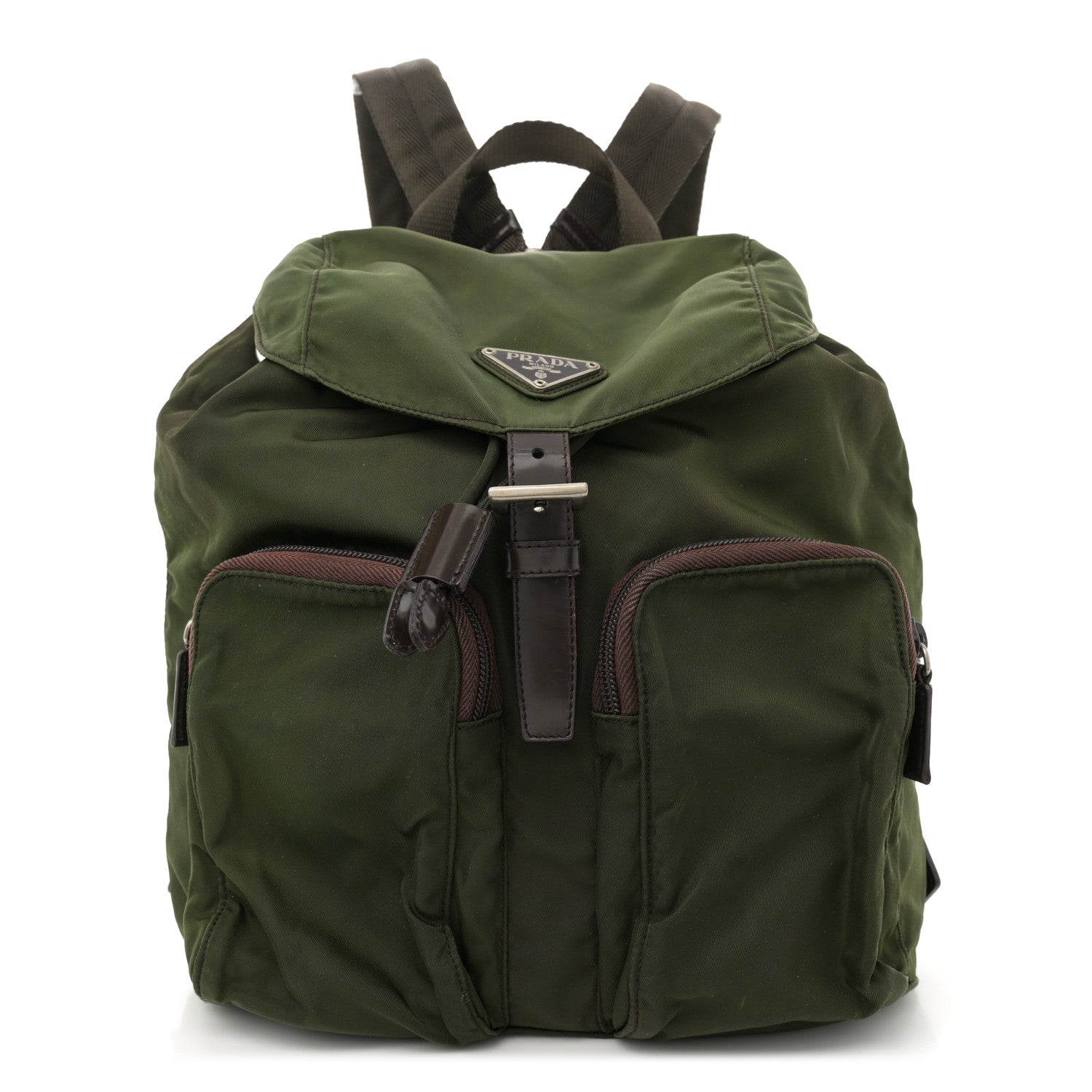 Prada Nylon Vela Small Backpack Militare 1 of 11