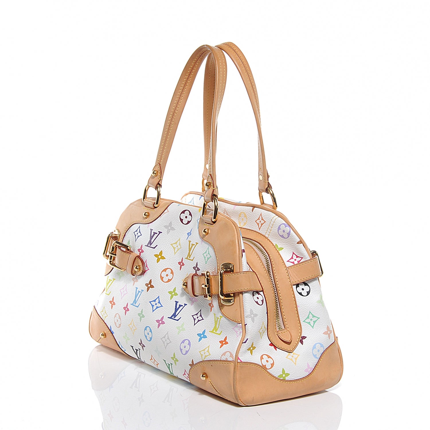 Louis Vuitton Monogram Multicolor Claudia White 3 of 8
