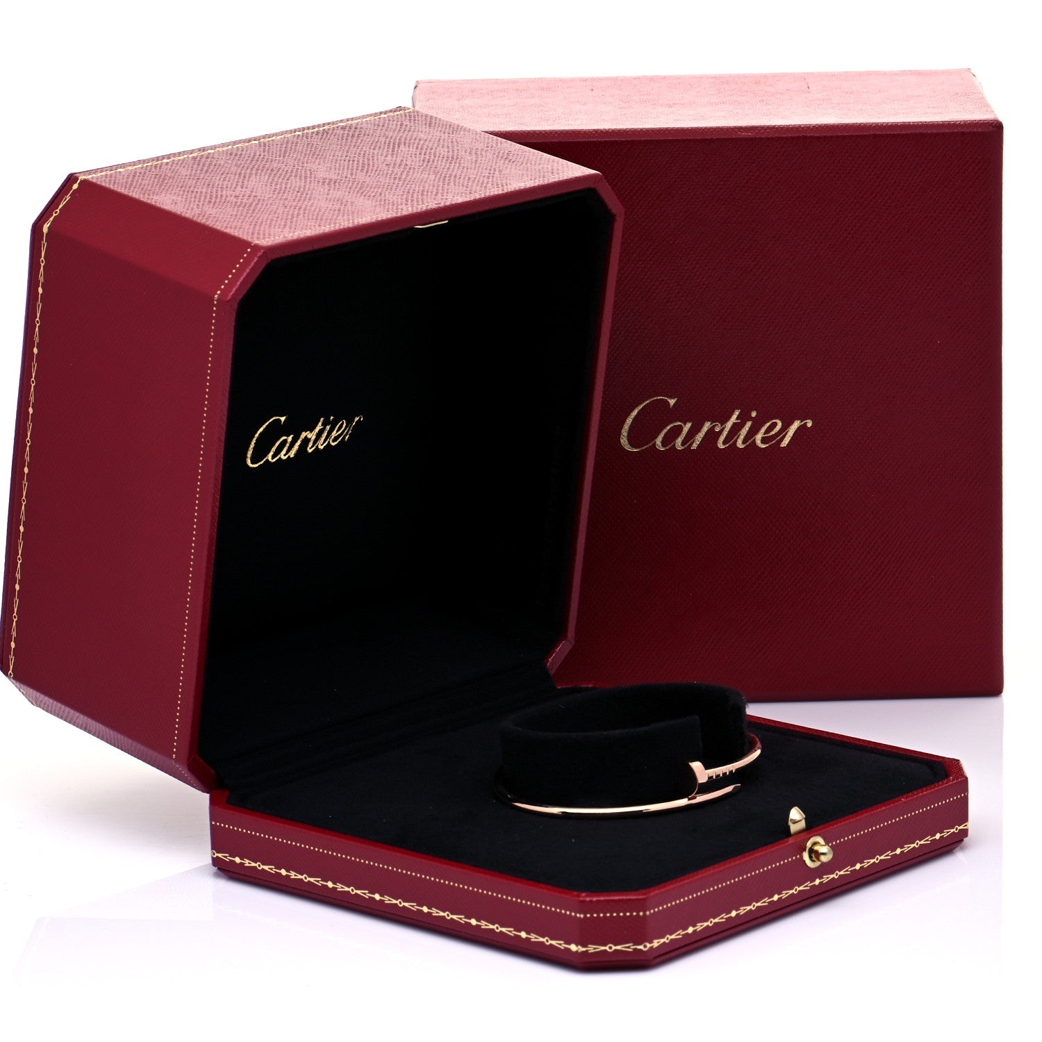 Cartier 18K Pink Gold Small Juste Un Clou Bracelet 16 7 of 7