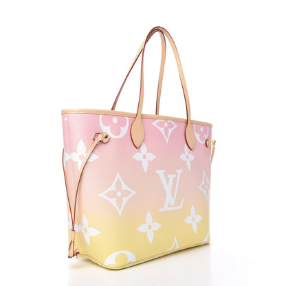 Louis Vuitton Monogram Giant By The Pool Neverfull MM Light Pink 3 of 9