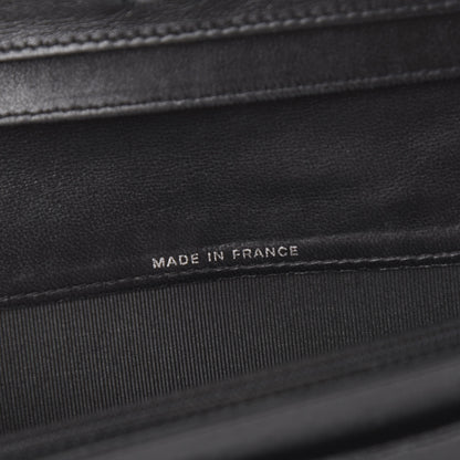 Chanel Lambskin Quilted Yen Wallet Black 11 of 14