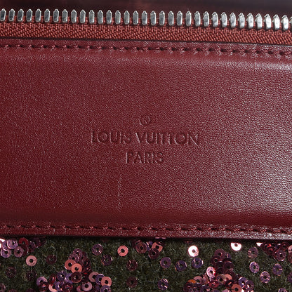 Louis Vuitton Sequin Monogram Sunshine Express North South Burgundy 6 of 9