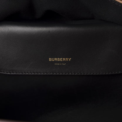 Burberry Smooth Calfskin Medium Cube Bowling Bag Mahogany 7 of 8