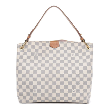 Louis Vuitton Damier Azur Graceful PM Rose Ballerine 1 of 16