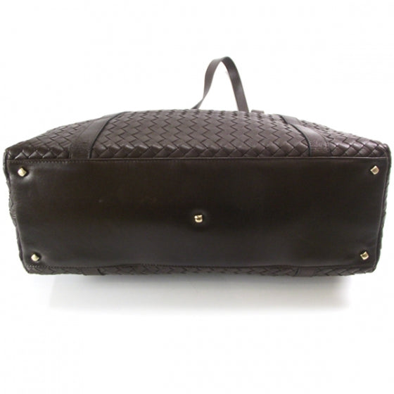 Woven Large Intrecciato Tote Ebano