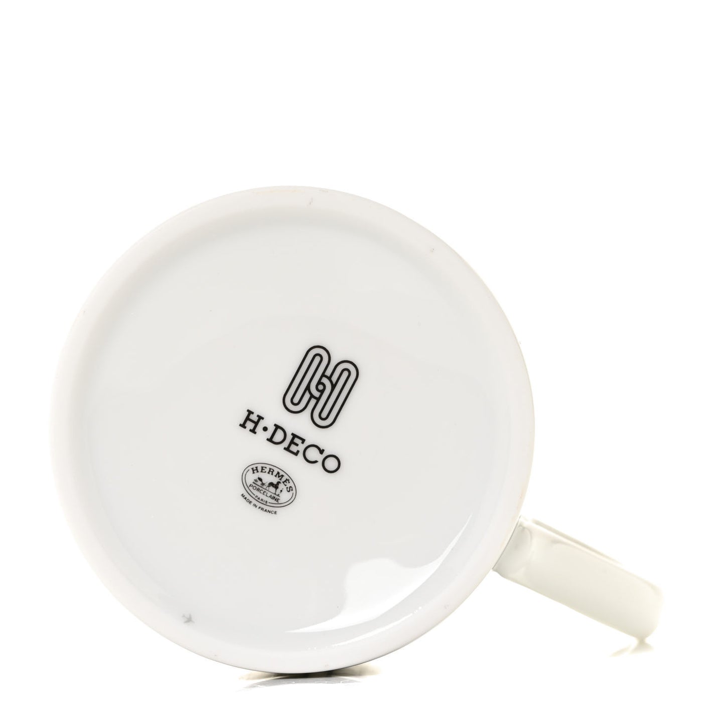 Porcelain H Deco Mug