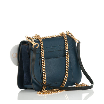 Chloe Goatskin Medium Mily Shoulder Bag Denim Blue 3 of 8