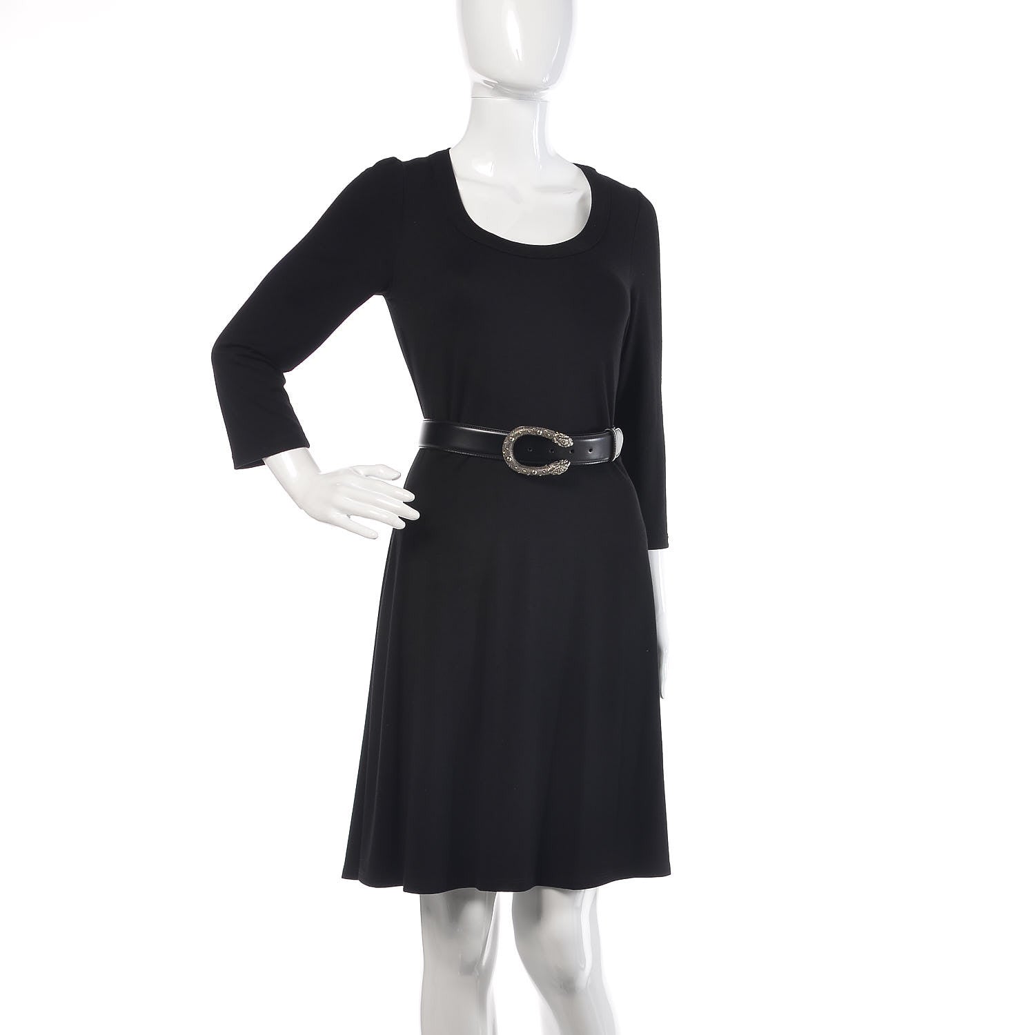 Gucci Lisse Calfskin Dionysus 35mm Belt 95 38 Black 2 of 8