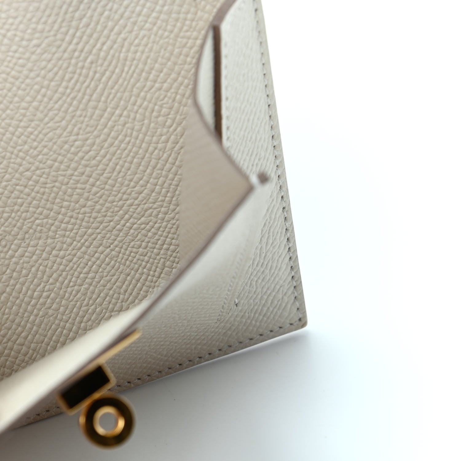Hermes Epsom Kelly Pocket Compact Wallet Craie 7 of 8