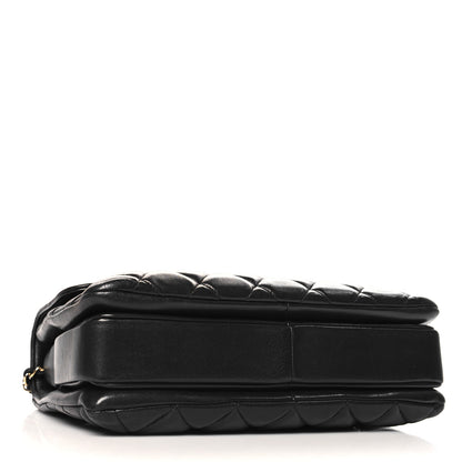 Chanel Lambskin Quilted Medium Trendy CC Flap Dual Handle Bag Black 4 of 11