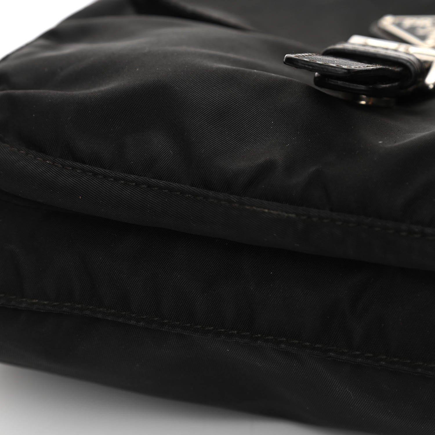 Prada Nylon Vela Sling Messenger Bag Black 9 of 11