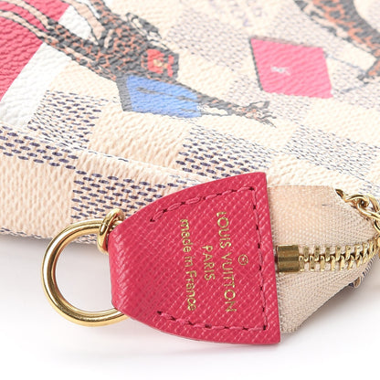 Louis Vuitton Damier Azur 2017 Christmas Animation Mini Pochette Accessories 6 of 8