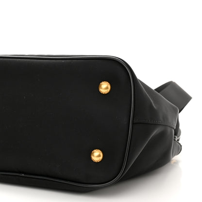 Prada Tessuto Nylon Soft Calf Small Tote Black 10 of 10