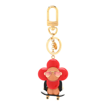 Louis Vuitton Resin Wood Vivienne Skateboarder Bag Charm 1 of 5