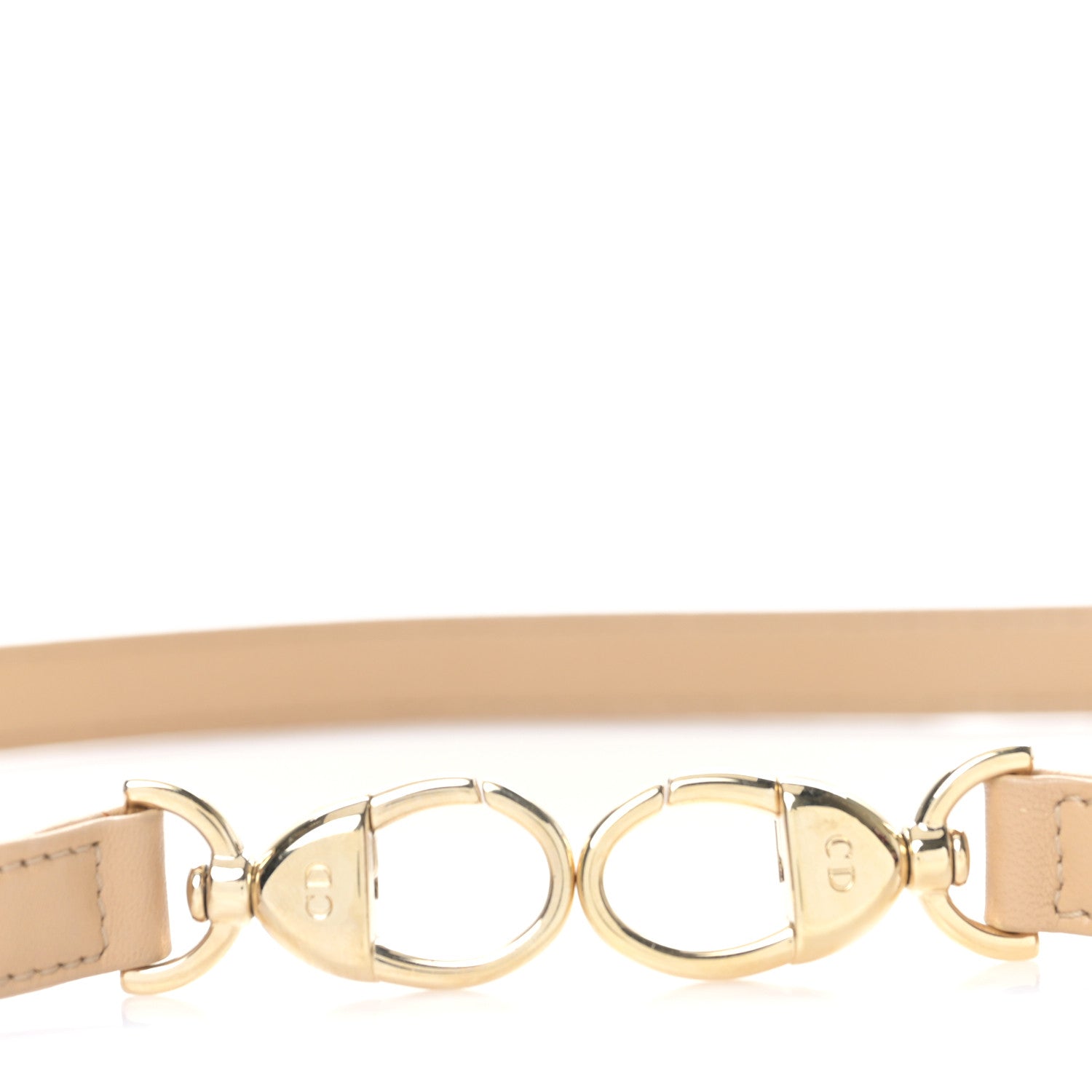 Christian Dior Lambskin Lady Dior Shoulder Strap Beige 3 of 3