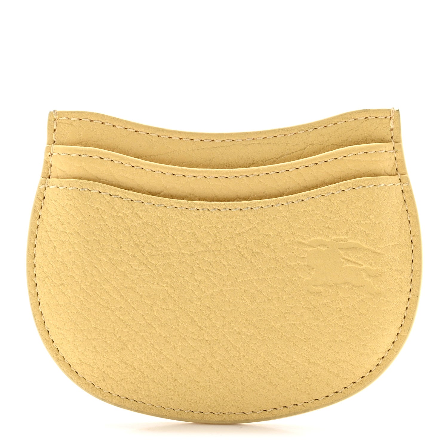 Burberry Grainy Calfskin Rocking Horse Card Case Daffodil 1 of 6