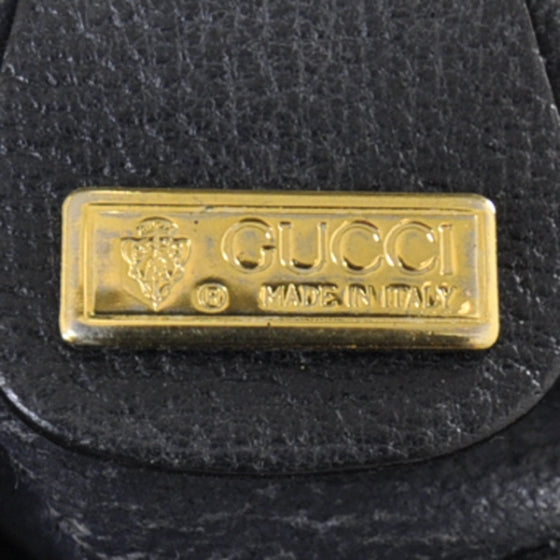 Gucci Monogram Shoulder Bag Navy Blue 8 of 10