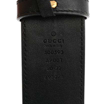 Gucci Calfskin Double G 40mm Belt 80 32 Black 5 of 8