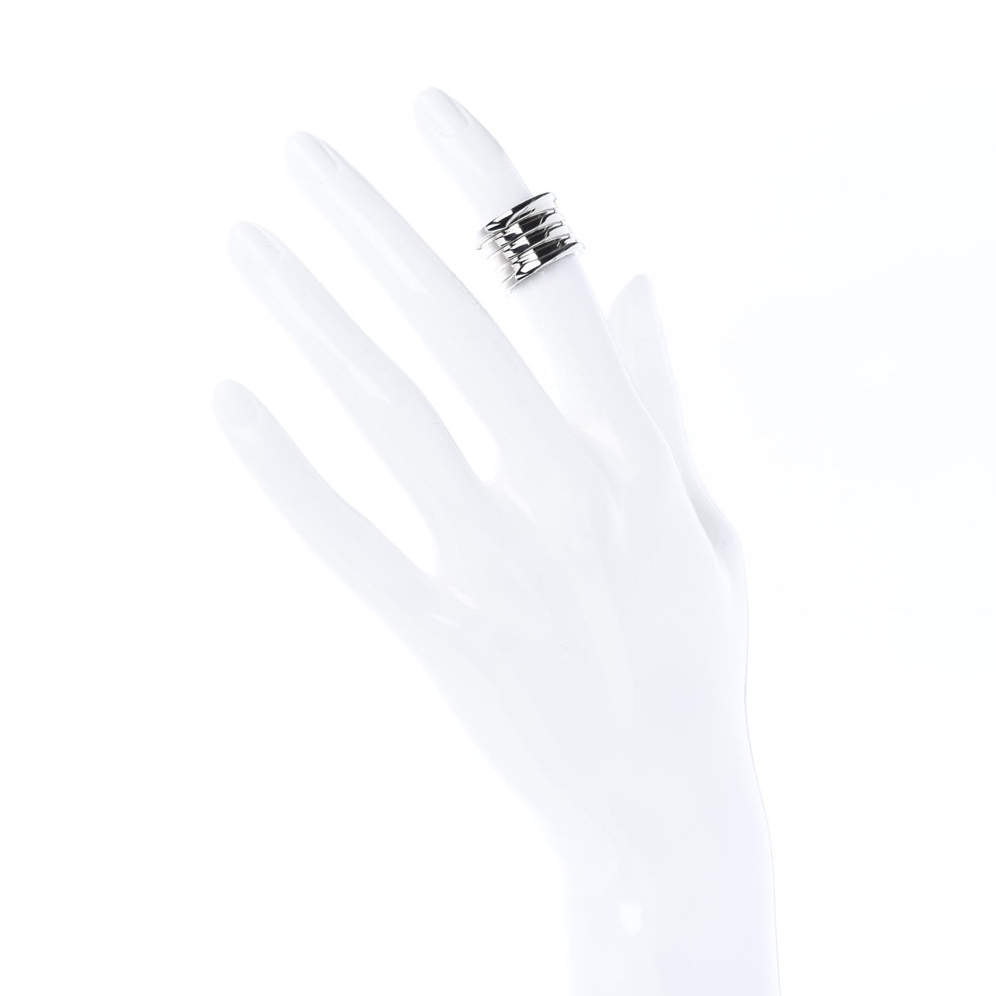 18K White Gold B.Zero1 Five-Band Ring 46 3.75