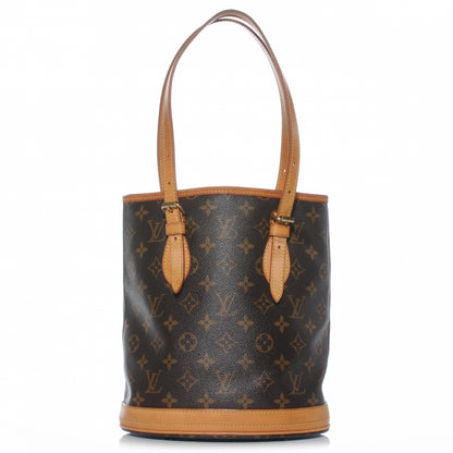 Louis Vuitton Monogram Petit Bucket 23 1 of 8