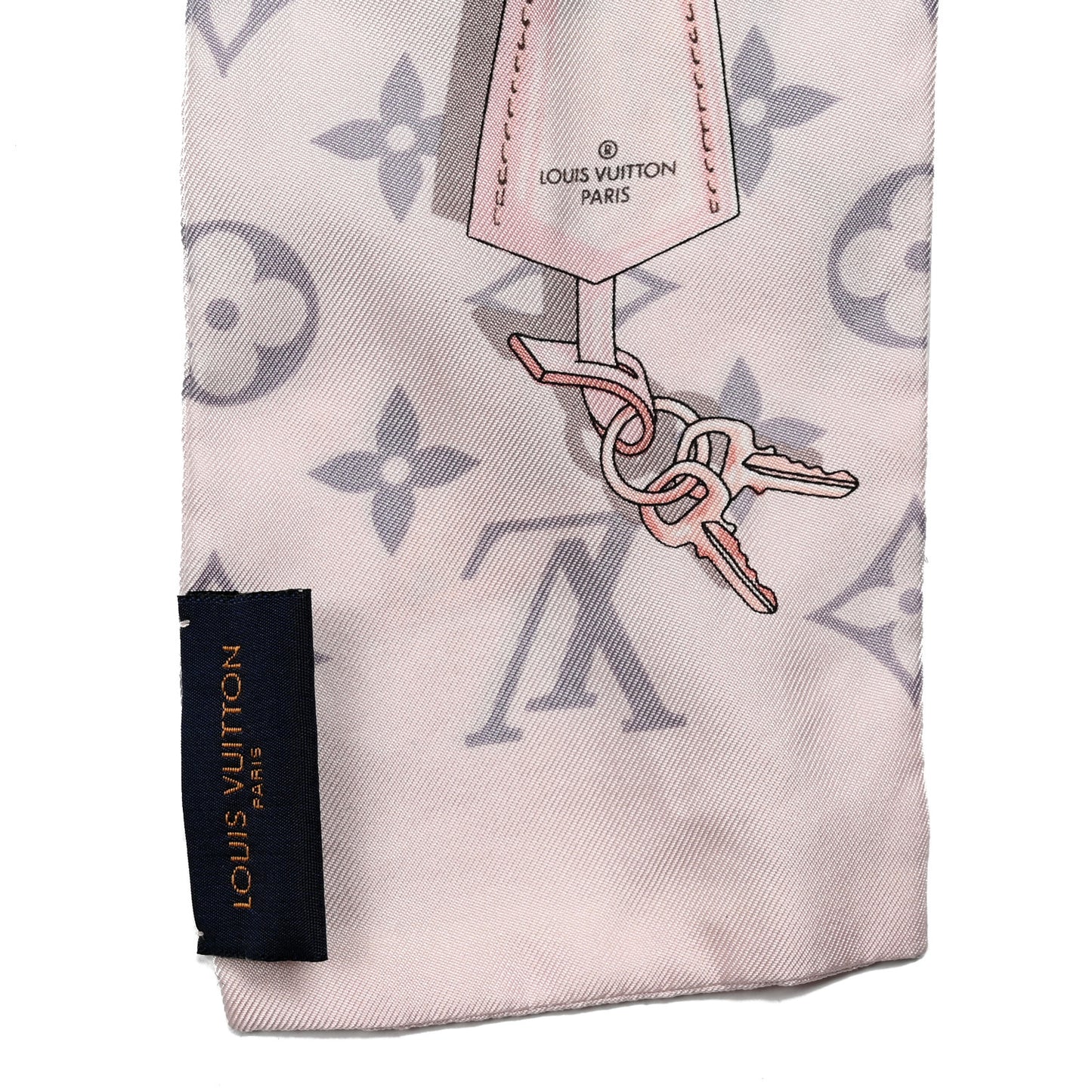 Silk Monogram Confidential Bandeau Light Pink