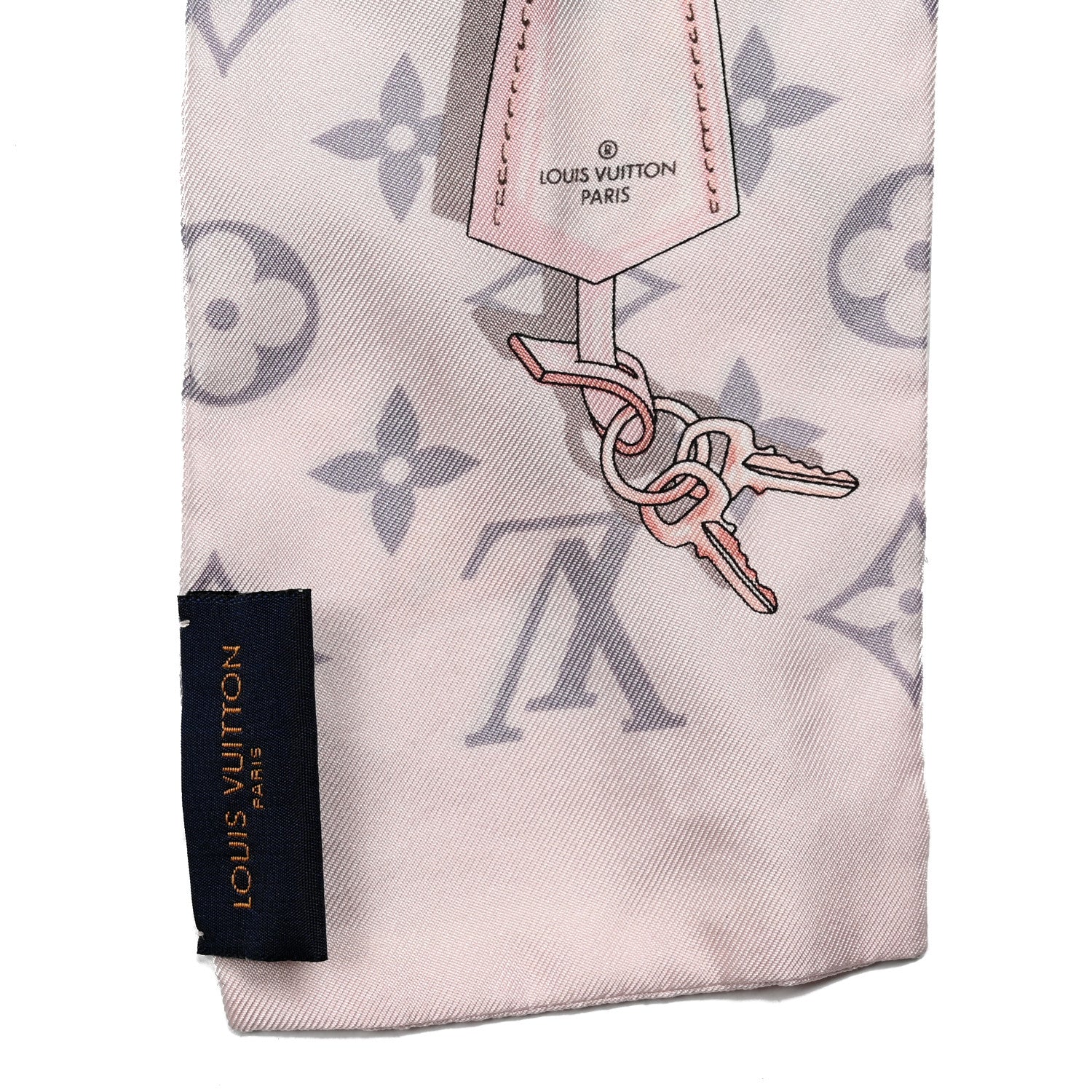 Louis Vuitton Silk Monogram Confidential Bandeau Light Pink 3 of 4