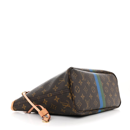 Louis Vuitton Monogram My LV Heritage Neverfull PM Bleu Clair Vert 5 of 11