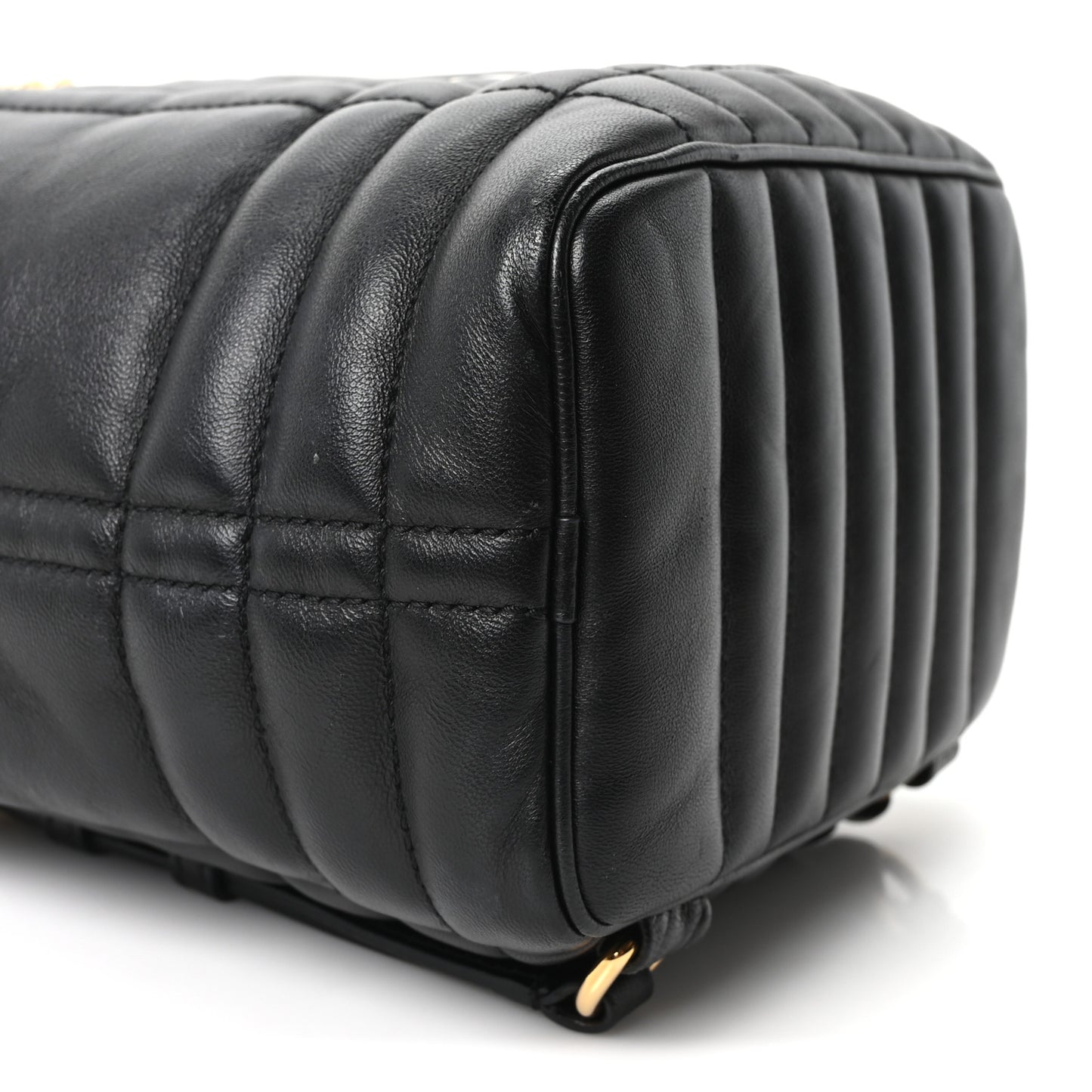 Lambskin Quilted Mini Lola Backpack Black