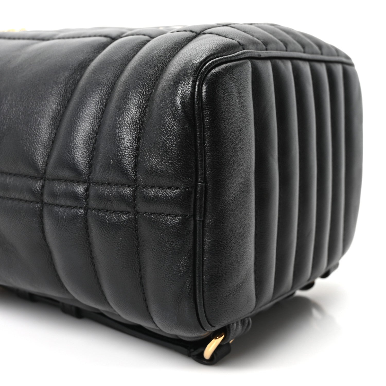 Burberry Lambskin Quilted Mini Lola Backpack Black 8 of 9