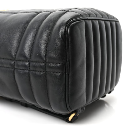 Burberry Lambskin Quilted Mini Lola Backpack Black 8 of 9