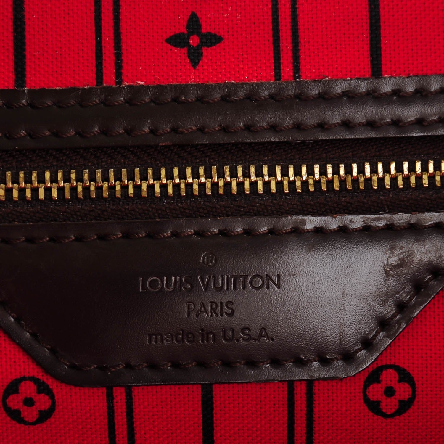 Louis Vuitton Damier Ebene Neverfull MM 6 of 8