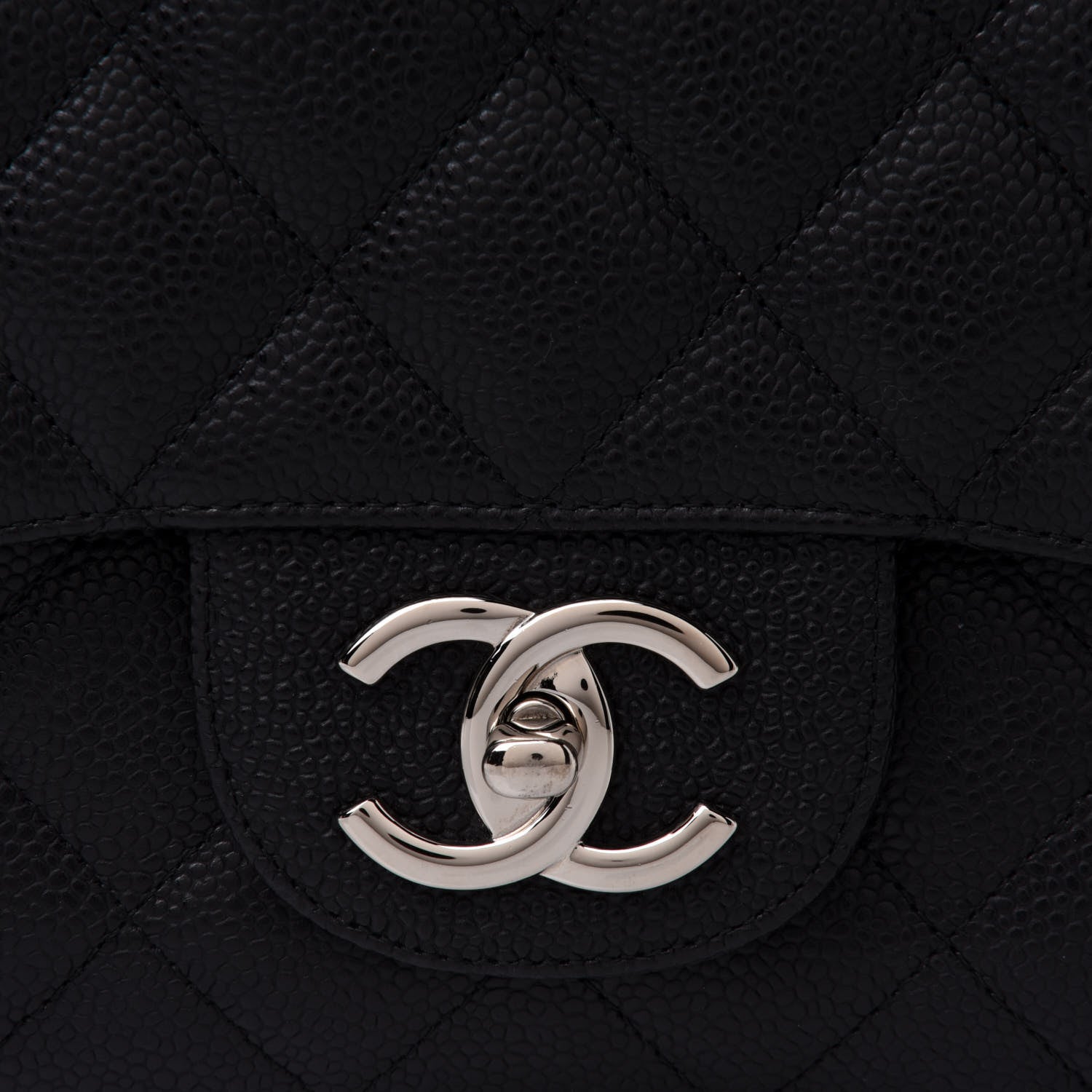 Chanel Caviar Quilted Maxi Double Flap Black 8 of 10