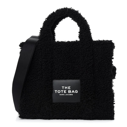 Marc Jacobs Polyester Cotton Medium The Teddy Traveler Tote Bag Black 1 of 9