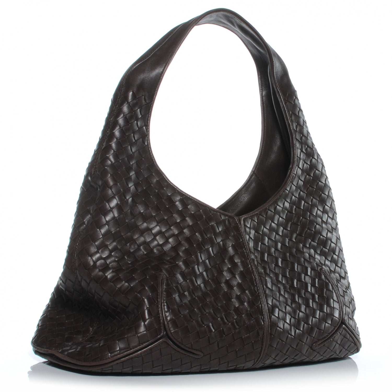 Bottega Veneta Nappa Intrecciato Ball Hobo Ebano 3 of 8