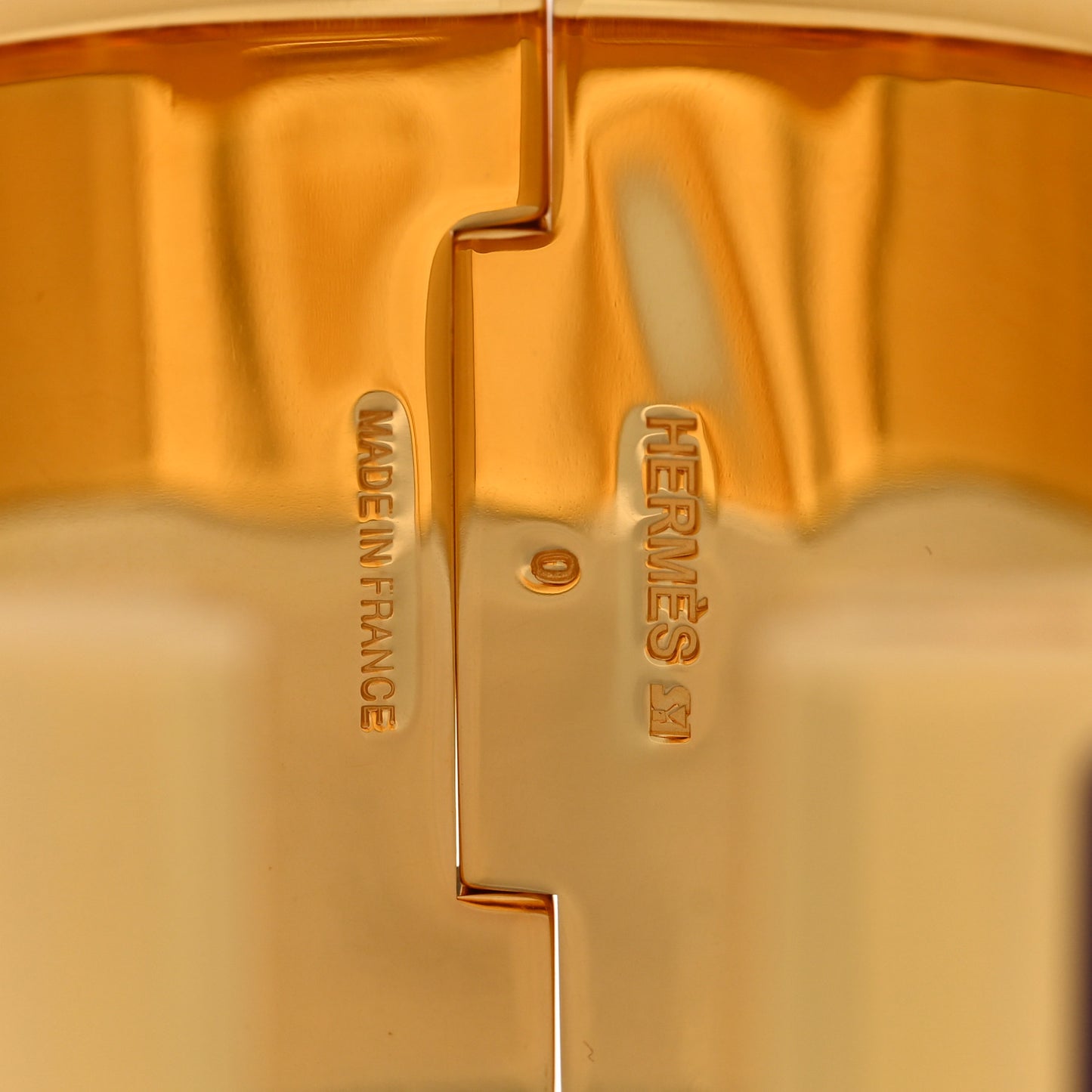 Enamel Extra Wide Clic Clac H Bracelet GM Pourpre