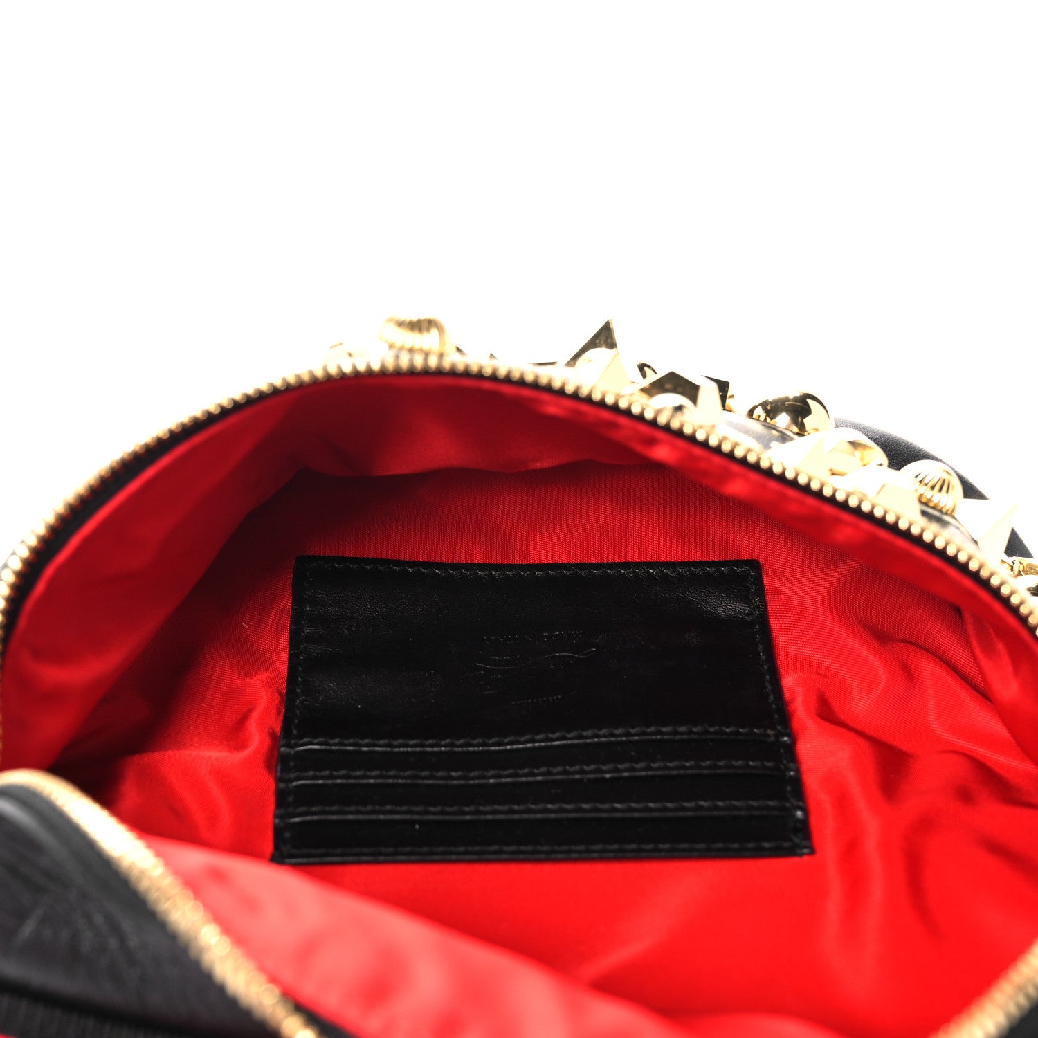 Christian Louboutin Calfskin Marie Jane Love Belt Bag Black Platine 5 of 8